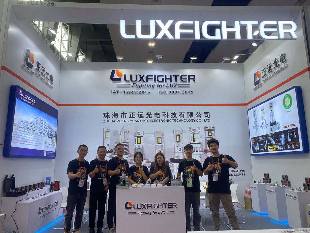 Luxfighter LED 헤드 라이트는 134 번째 Canton Fair를 조명합니다